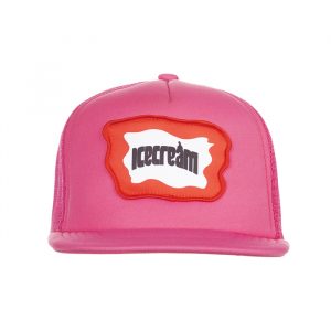 Ice Cream Inset Trucker Hat Pink